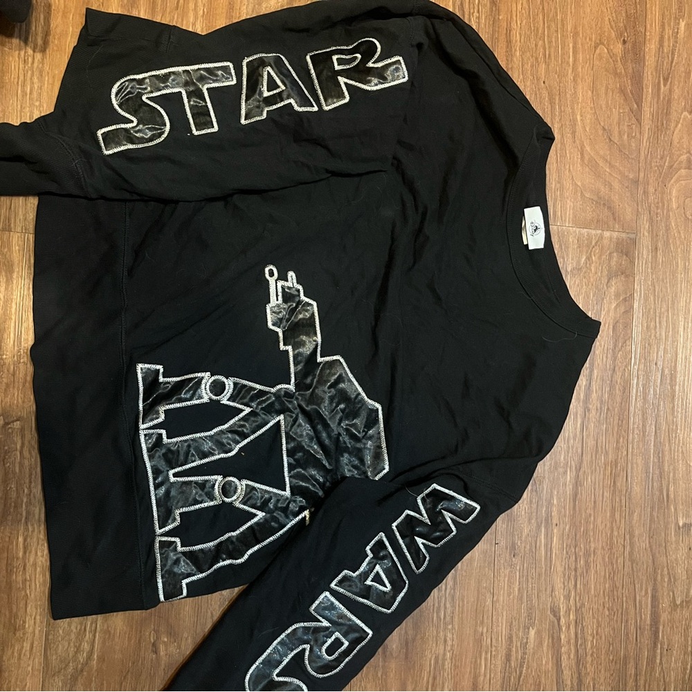 Disney Black Crewneck Sweatshirt STAR WARS Walt Disney world store women’s xl